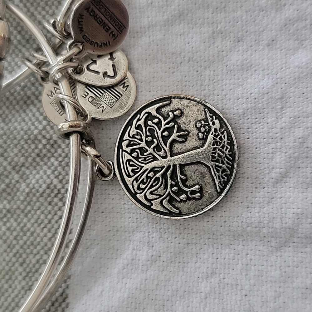 Alex & Ani stack silver - Picture 2 of 4